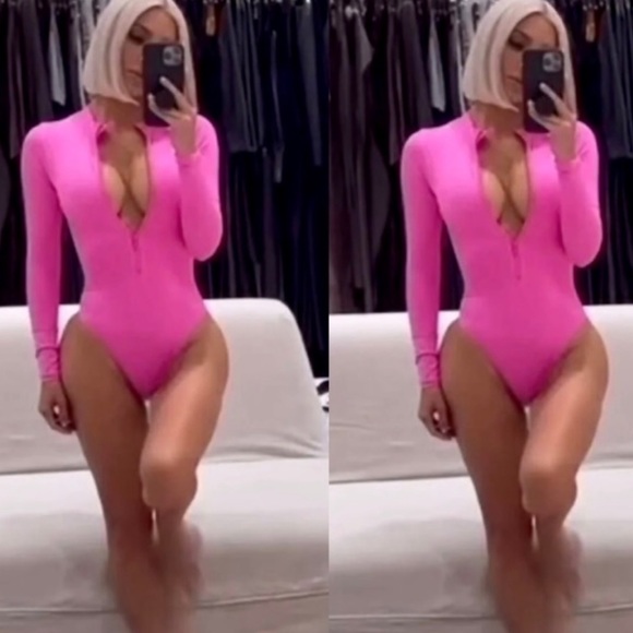 SKIMS Other - skims swim zip front long sleeve